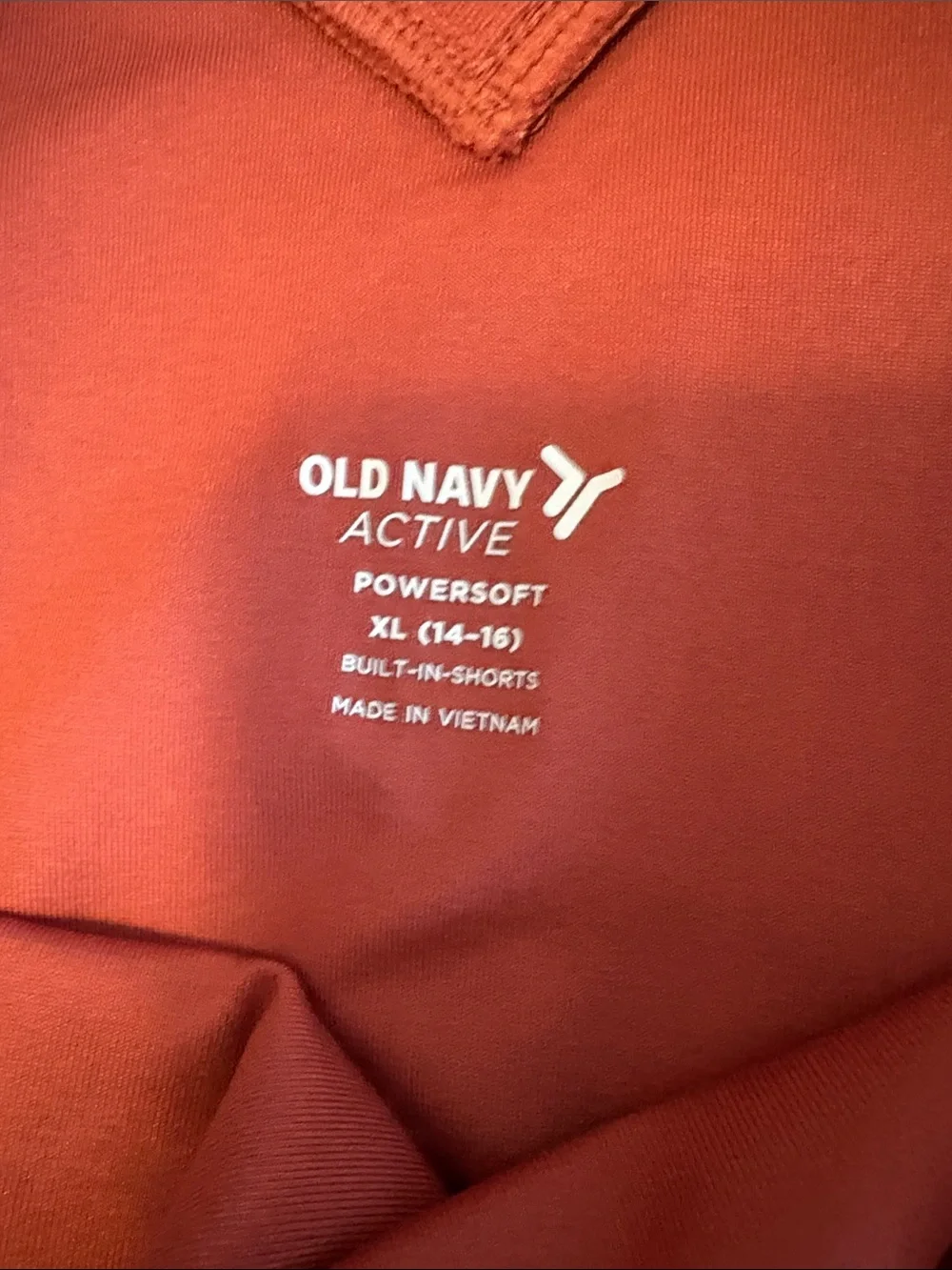 Old Navy Brick Red Sleeveless Pleated tennis dress/ skort bottom NEVER WORN